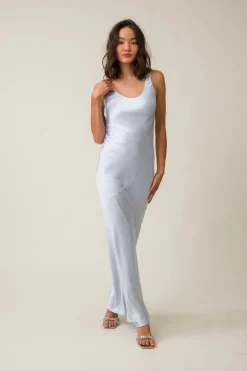 Line & Dot ADELYN DRESS BLUE- Dresses