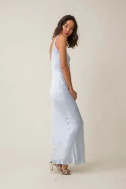 Line & Dot ADELYN DRESS BLUE- Dresses