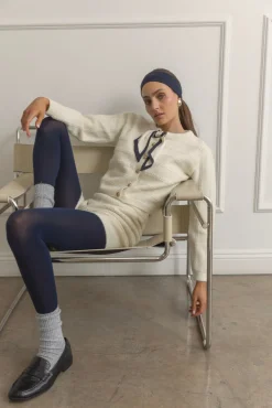 Line & Dot AGNES SCARF SWEATER- Resort