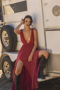 Line & Dot ALLURE MAXI DRESS- Dresses