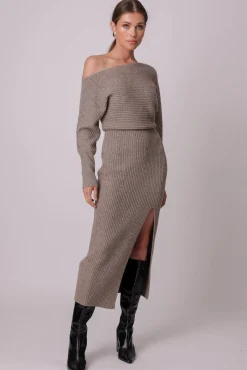 Line & Dot ALTA SWEATER DRESS- Dresses