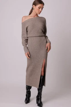 Line & Dot ALTA SWEATER DRESS- Dresses