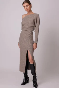 Line & Dot ALTA SWEATER DRESS- Dresses