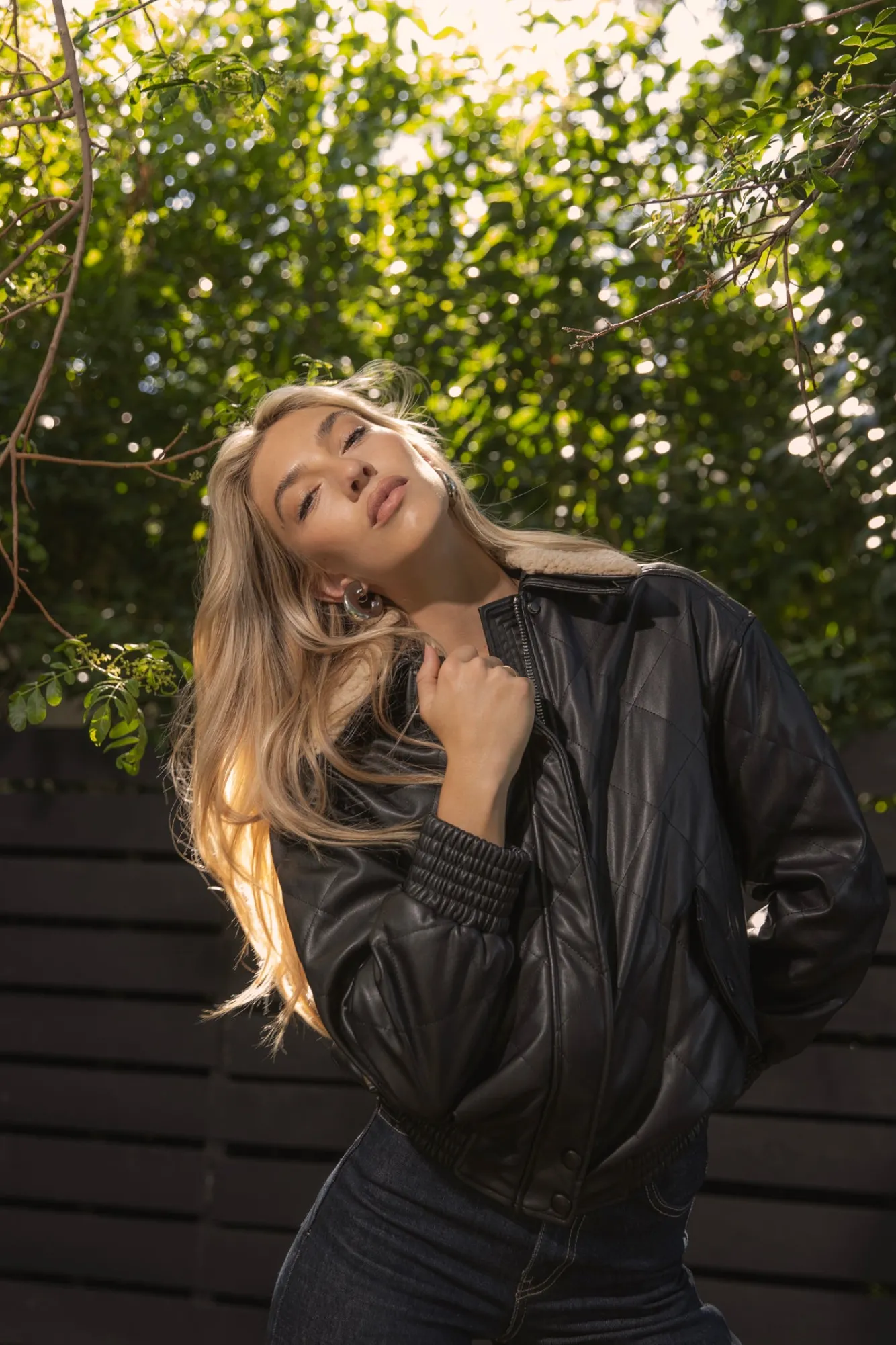 Line & Dot ANNETTE BOMBER JACKET- Outerwear