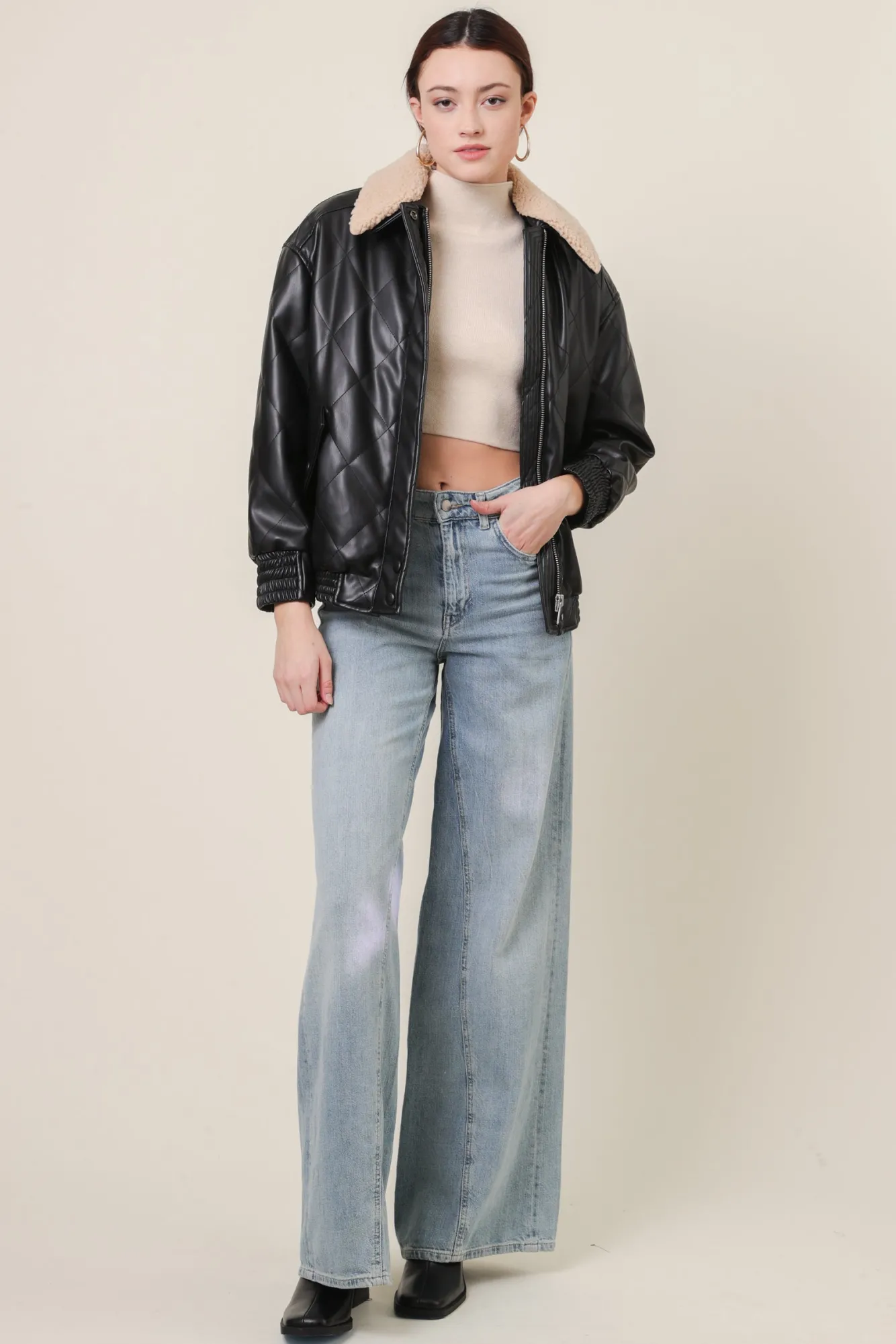 Line & Dot ANNETTE BOMBER JACKET- Outerwear