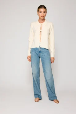 Line & Dot ANOUK TIED DETAILED SWEATER TOP- Knits | Resort