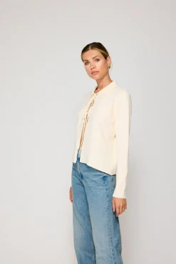 Line & Dot ANOUK TIED DETAILED SWEATER TOP- Knits | Resort