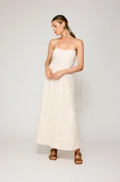 Line & Dot ARIS STRAPLESS MAXI DRESS- Dresses | Resort