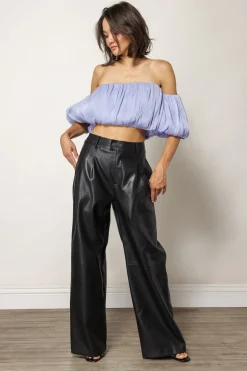 Line & Dot AUDREY OFF SHOULDER BLOUSE- Tops