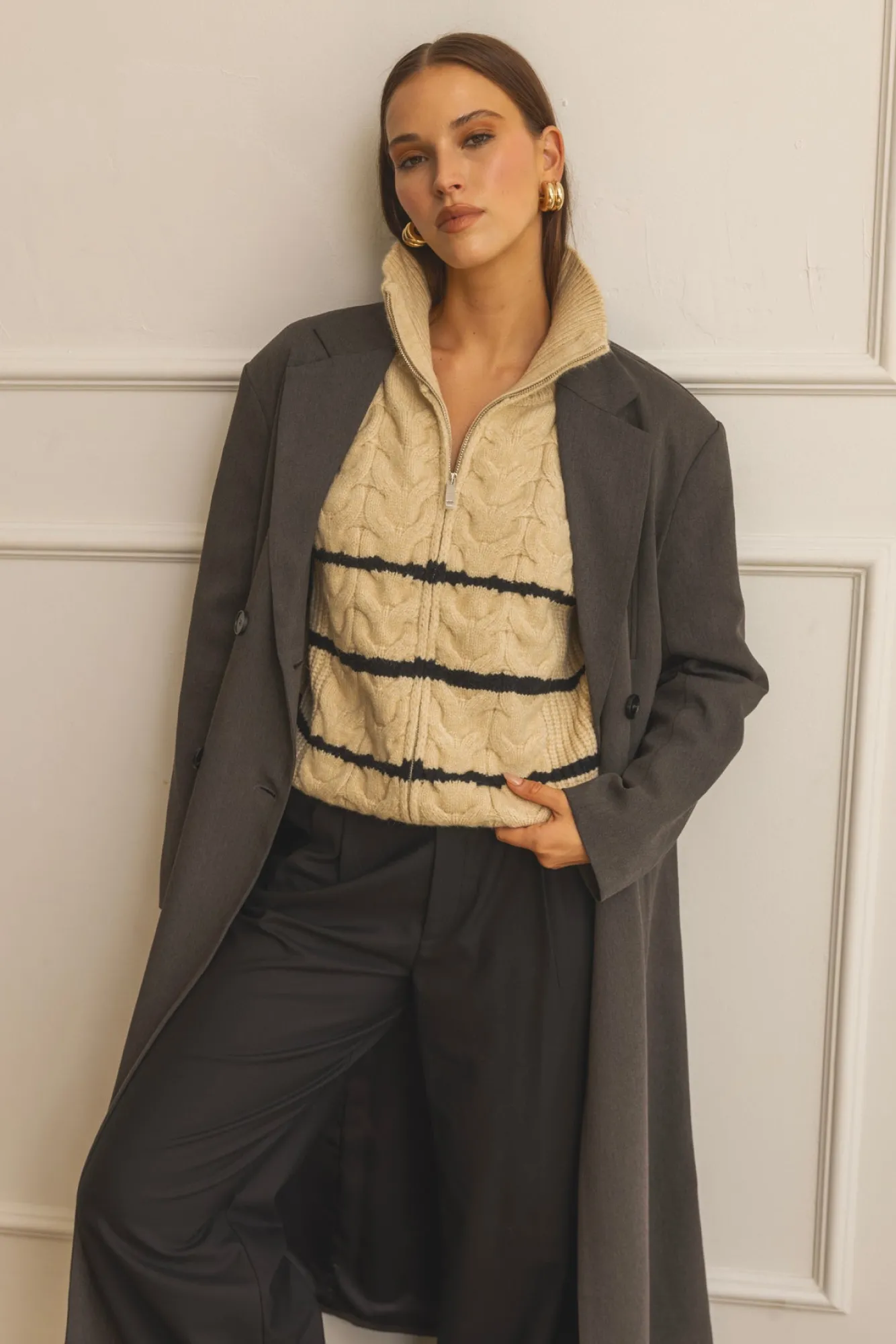 Line & Dot BASTILLE SWEATER- Knits