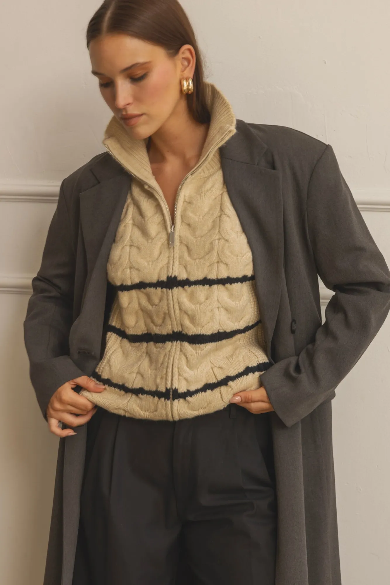 Line & Dot BASTILLE SWEATER- Knits