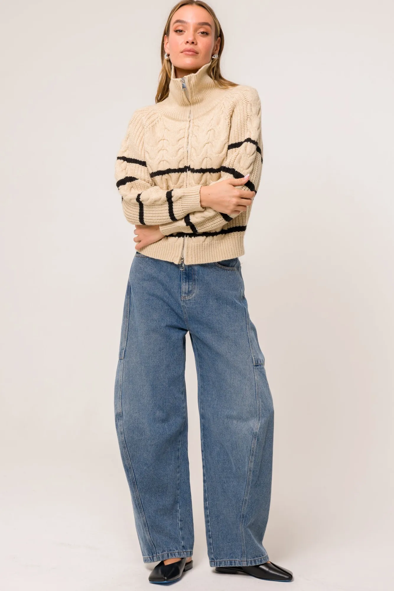 Line & Dot BASTILLE SWEATER- Knits