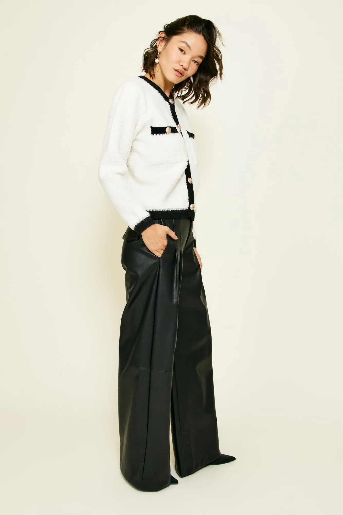 Line & Dot Bon Sweater- Tops