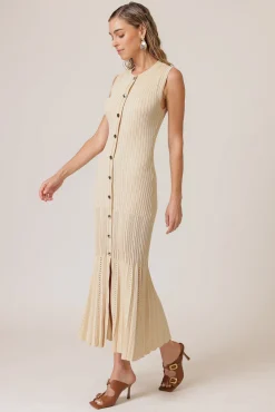 Line & Dot DELIAH MIDI DRESS- Dresses