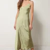 Line & Dot DOLLY SATIN DRESS- Dresses