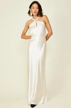 Line & Dot Dreamer Halter Top- Tops