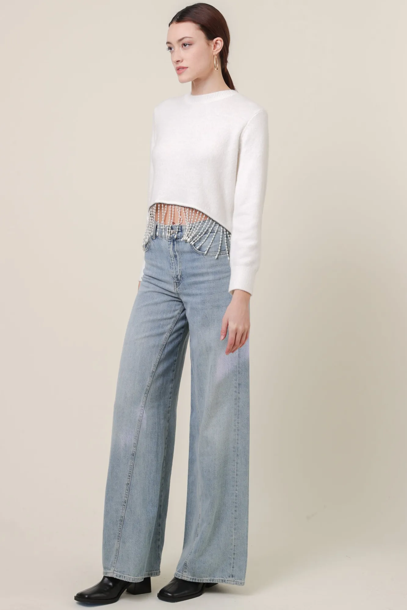 Line & Dot EMILY PEARL SWEATER- Knits