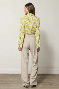 Line & Dot FRUITI TIE FRONT TOP- Tops