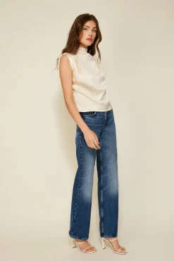 Line & Dot GLOSSY DOLLY TOP- Tops