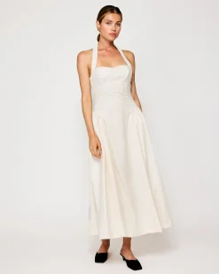 Line & Dot GRETA HALTER MAXI DRESS- Dresses | Resort