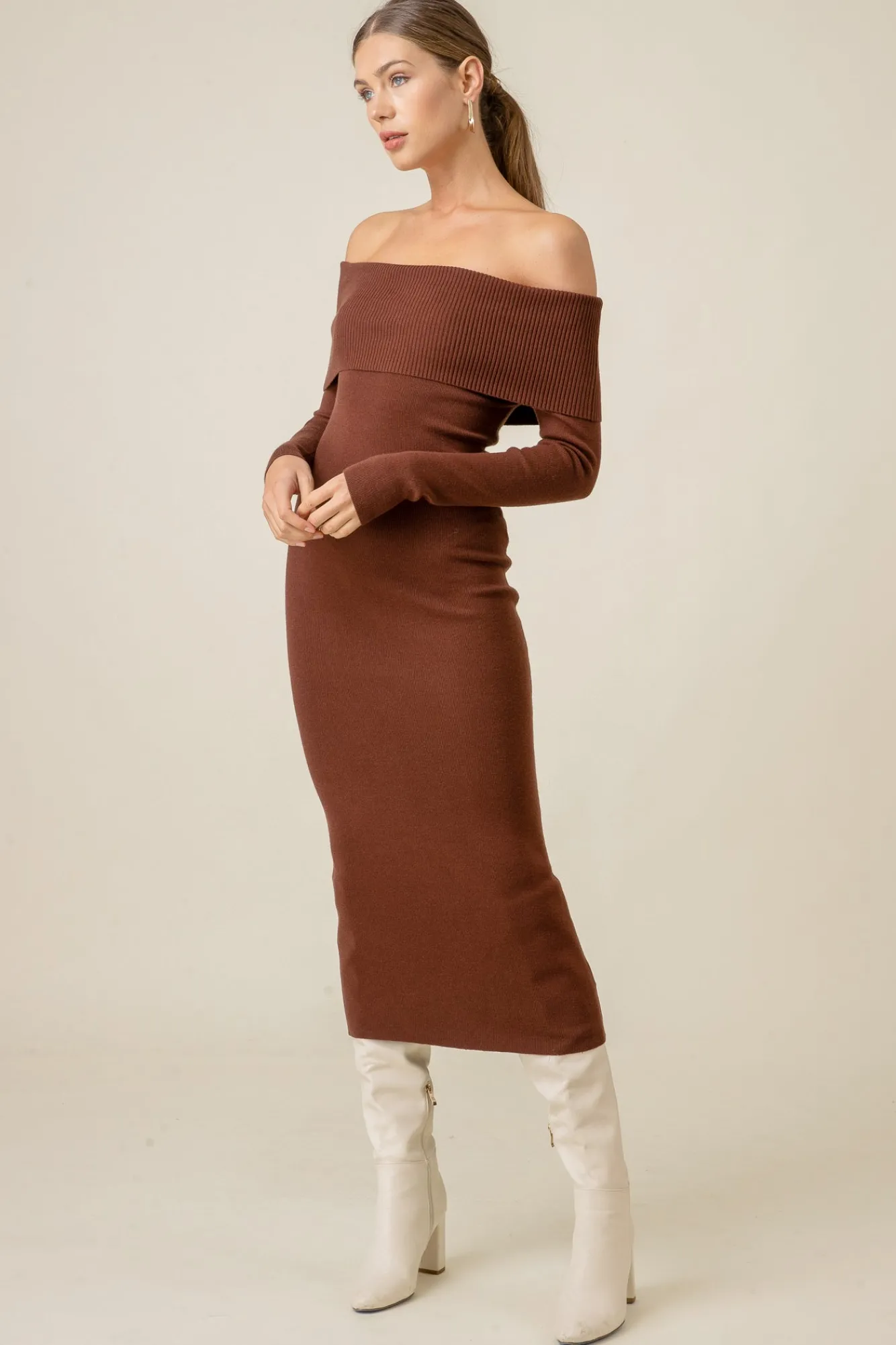 Line & Dot HEART STRUCK MIDI DRESS- Dresses