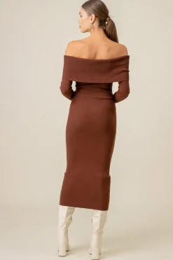 Line & Dot HEART STRUCK MIDI DRESS- Dresses