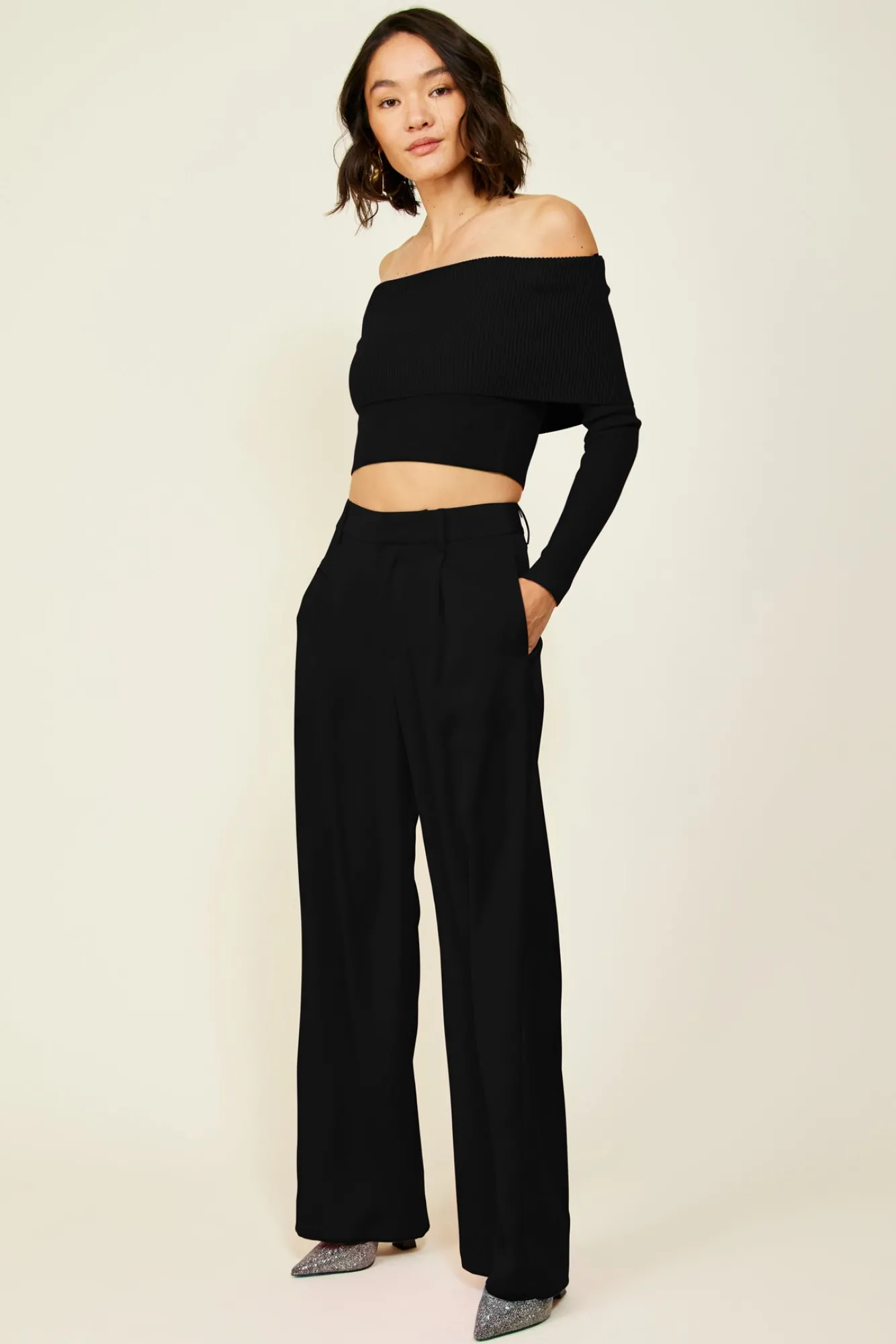 Line & Dot HEART STRUCK SWEATER- Tops