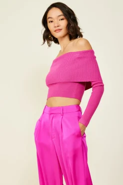 Line & Dot HEART STRUCK SWEATER- Tops