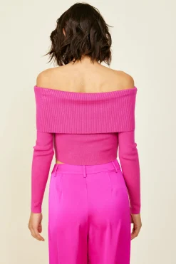 Line & Dot HEART STRUCK SWEATER- Tops