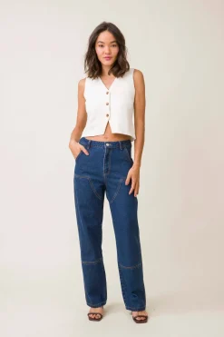 Line & Dot HYDE SWEATER VEST- Tops