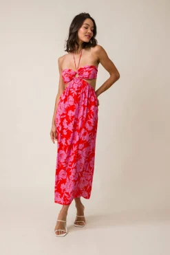 Line & Dot JENNIE CUT OUT DRESS- Dresses