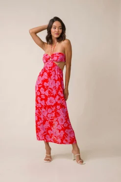 Line & Dot JENNIE CUT OUT DRESS- Dresses