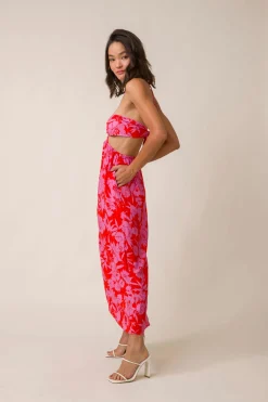 Line & Dot JENNIE CUT OUT DRESS- Dresses