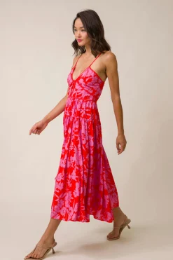 Line & Dot JENNIE MIDI DRESS- Dresses