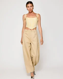 Line & Dot JUNIE CORSET TOP- Tops | Resort