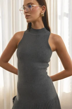 Line & Dot KATIE SWEATER MINI DRESS- Dresses