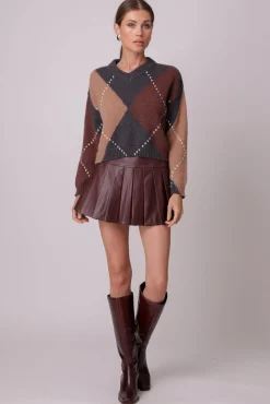 Line & Dot KEIKO PLEATED SKIRT- Bottoms