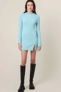 Line & Dot LANA DRESS SKY BLUE- Dresses