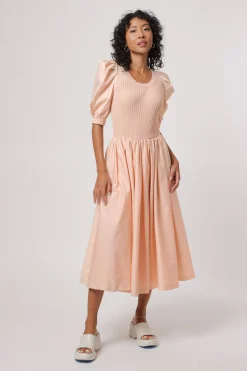 Line & Dot LAUREL MIDI DRESS- Dresses