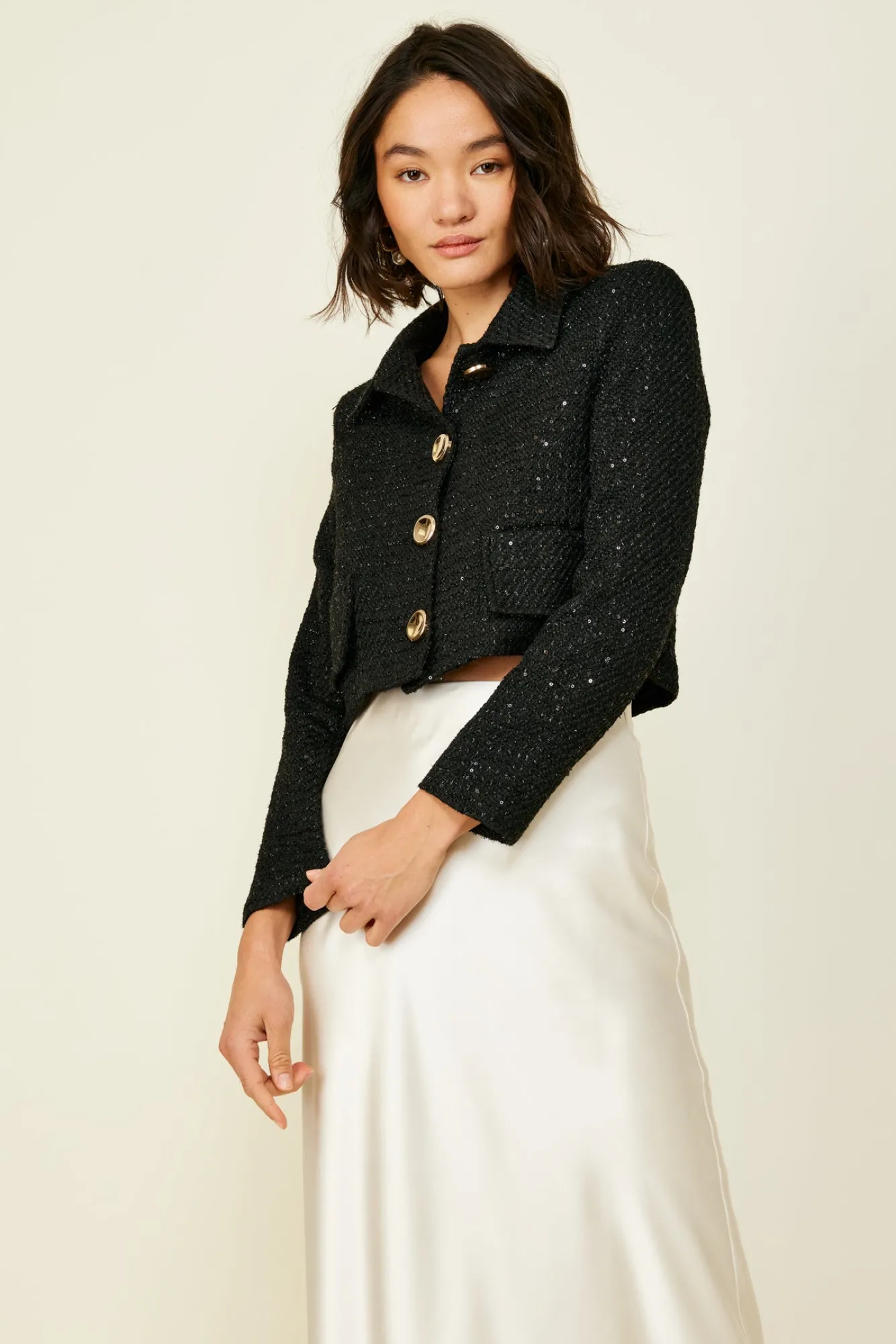 Line & Dot Lenni Top- Tops