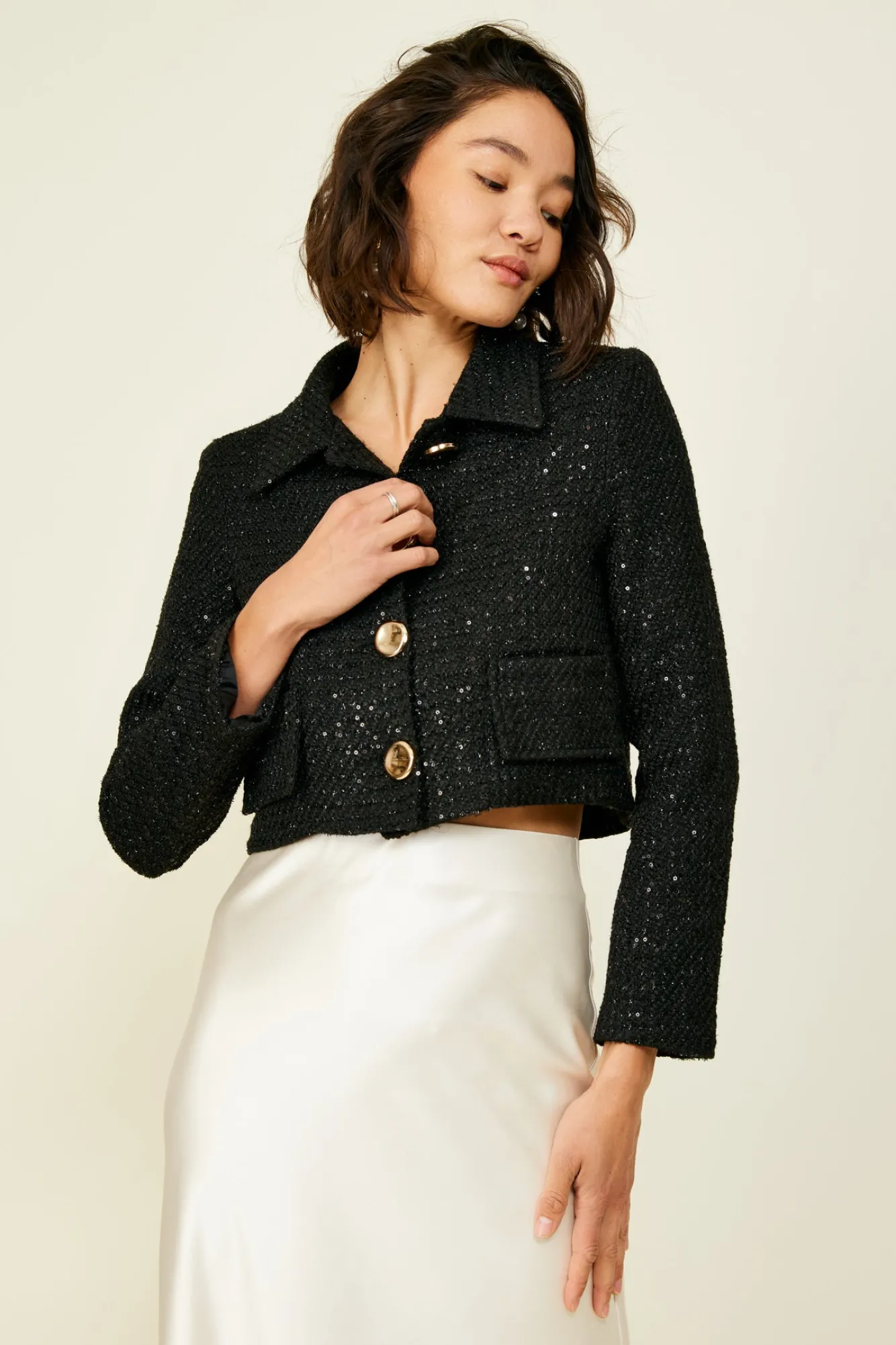 Line & Dot Lenni Top- Tops