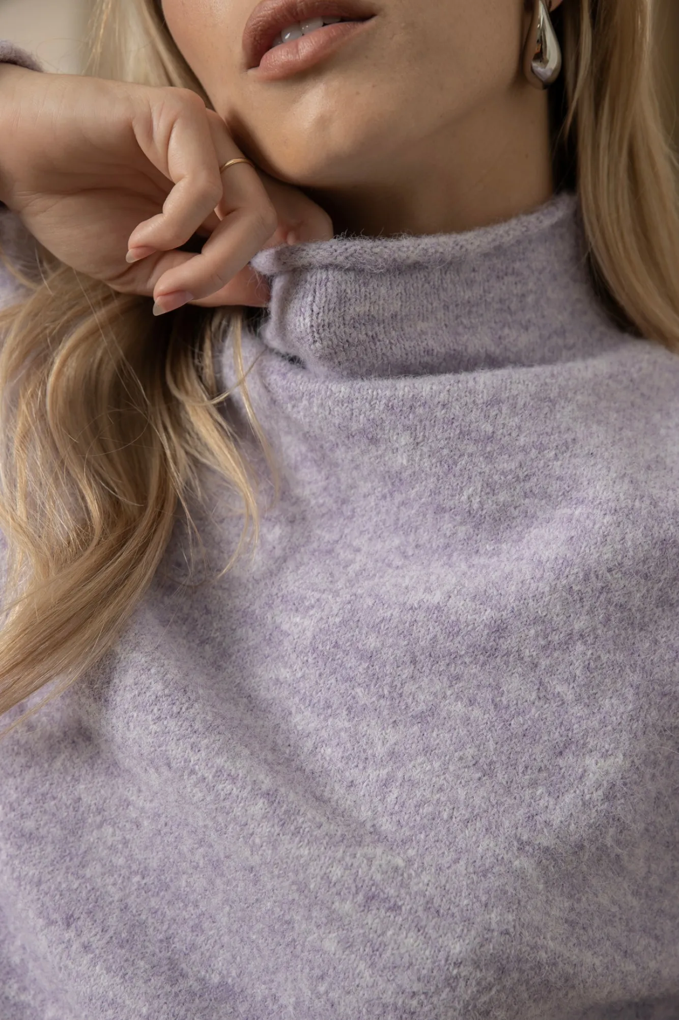 Line & Dot Lila Sweater- Tops