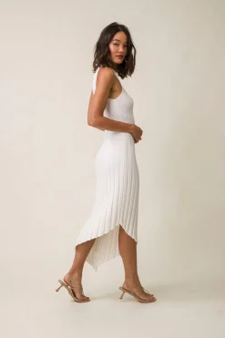 Line & Dot MAGNOLIA RIB DRESS- Tops