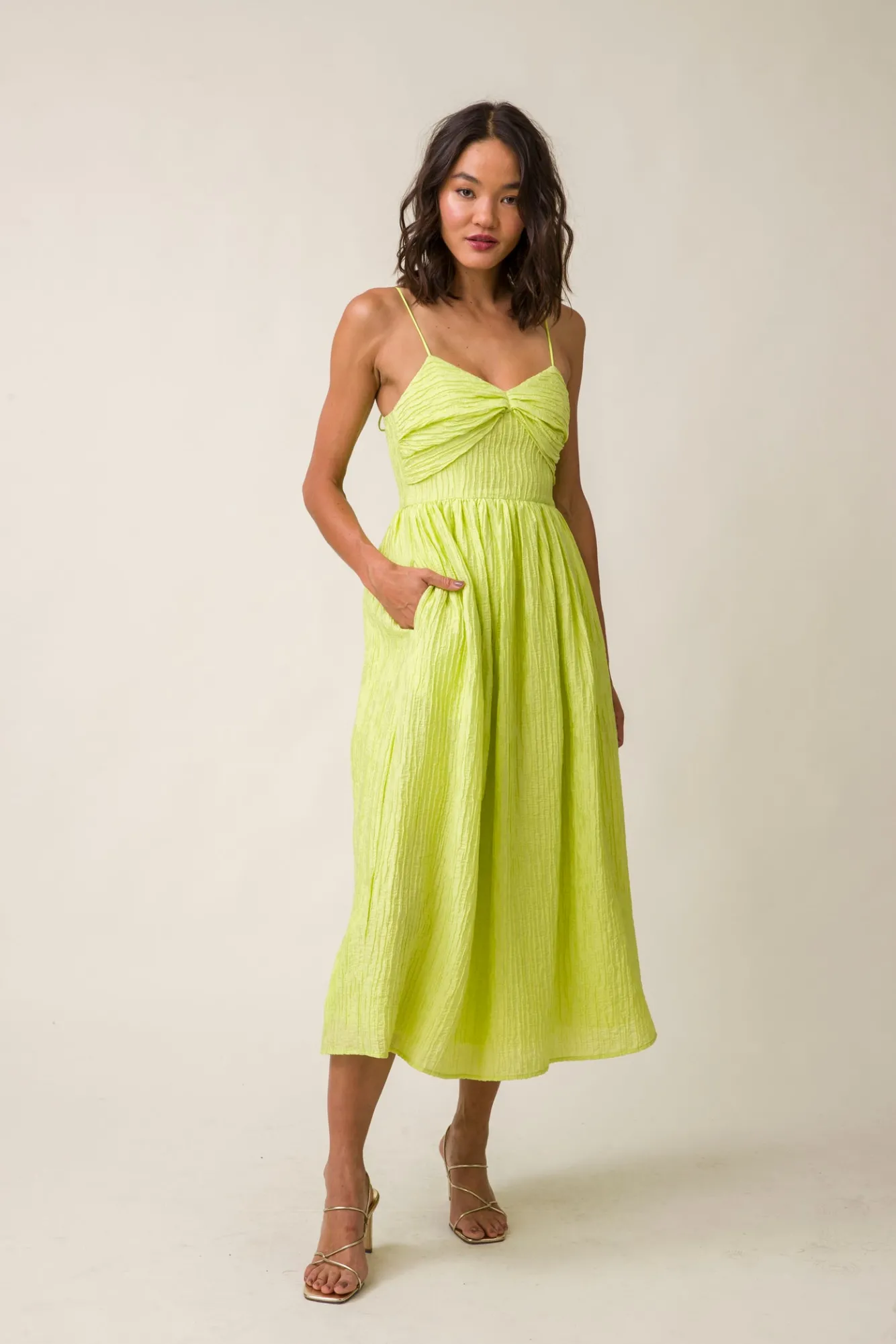 Line & Dot MAIA MIDI DRESS- Dresses