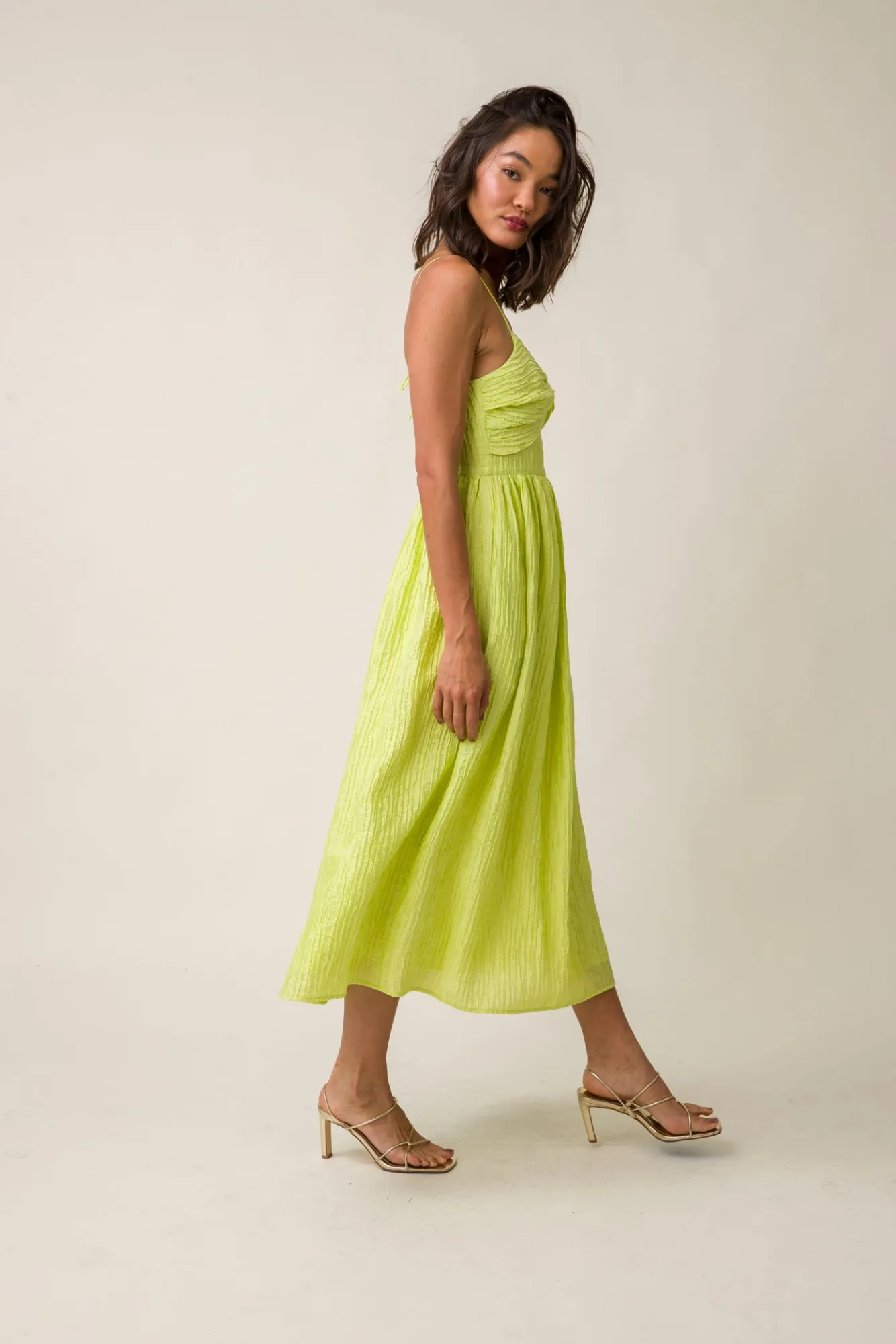 Line & Dot MAIA MIDI DRESS- Dresses