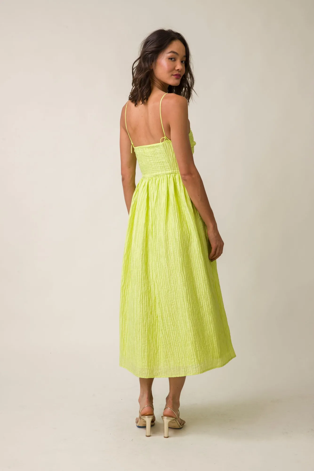 Line & Dot MAIA MIDI DRESS- Dresses