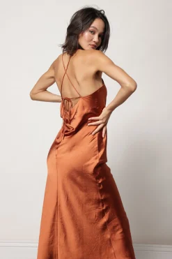 Line & Dot MAKENA MIDI DRESS- Dresses