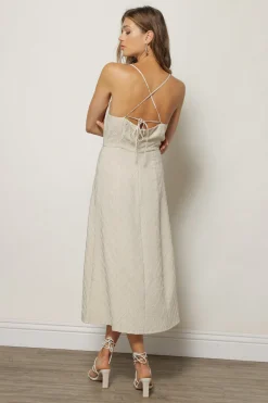 Line & Dot MARLEY MIDI DRESS- Dresses