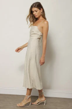 Line & Dot MARLEY MIDI DRESS- Dresses