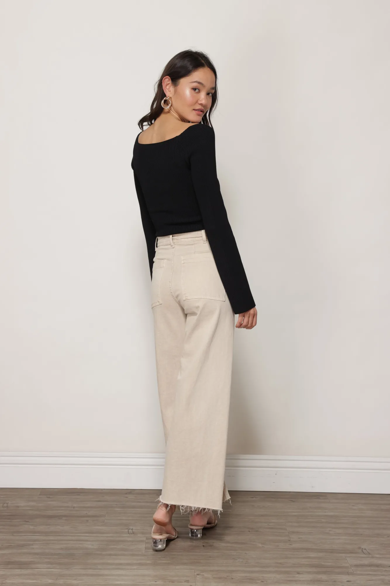 Line & Dot MELISSA SWEATER LONG SLEEVE- Tops